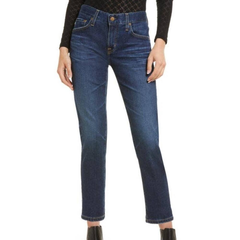 AG Adriano Goldschmied NWT Ex-Boyfriend Slouchy Slim Jeans Size 32 High Rise